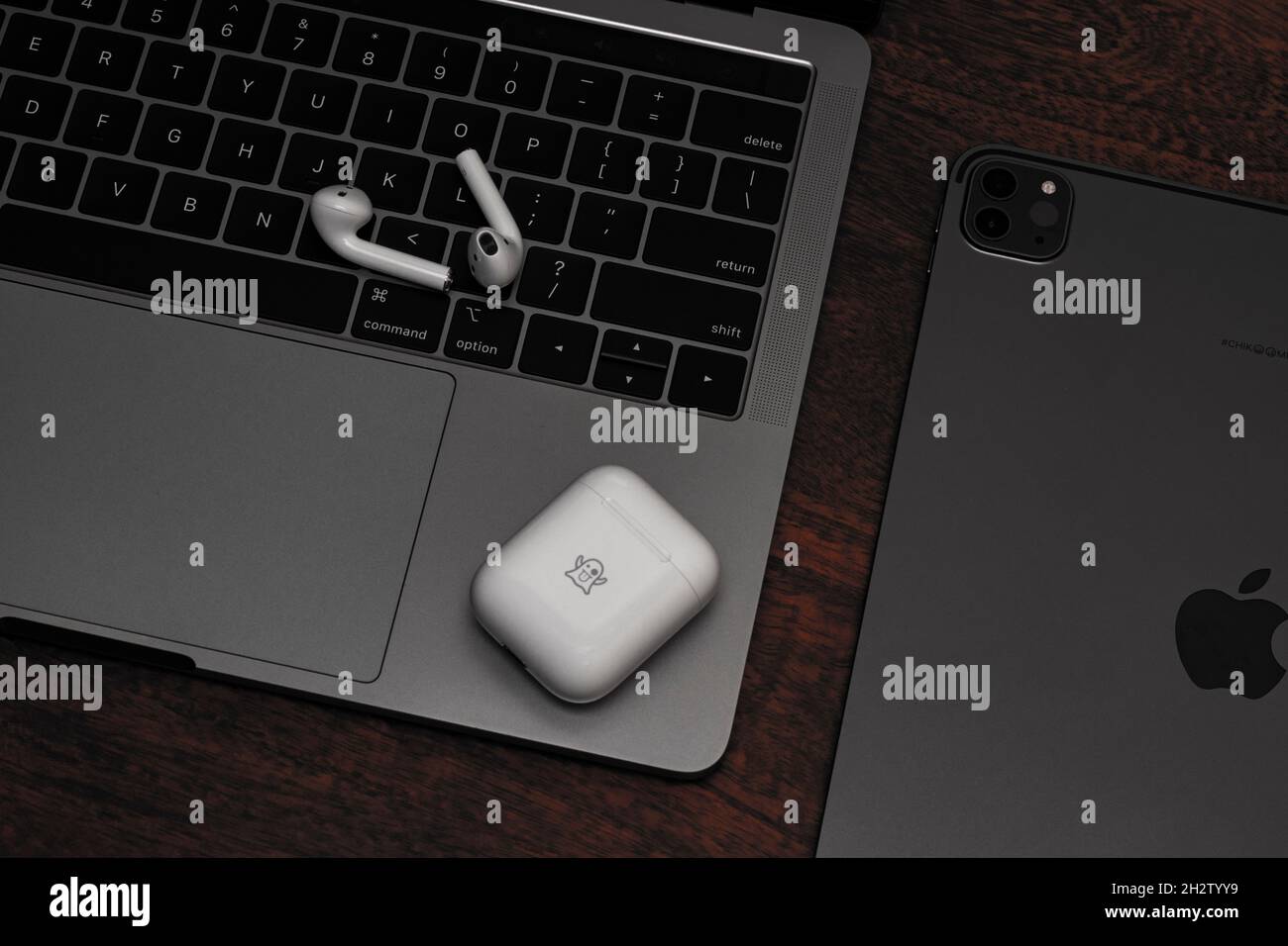 Gros plan sur les gadgets Banque D'Images