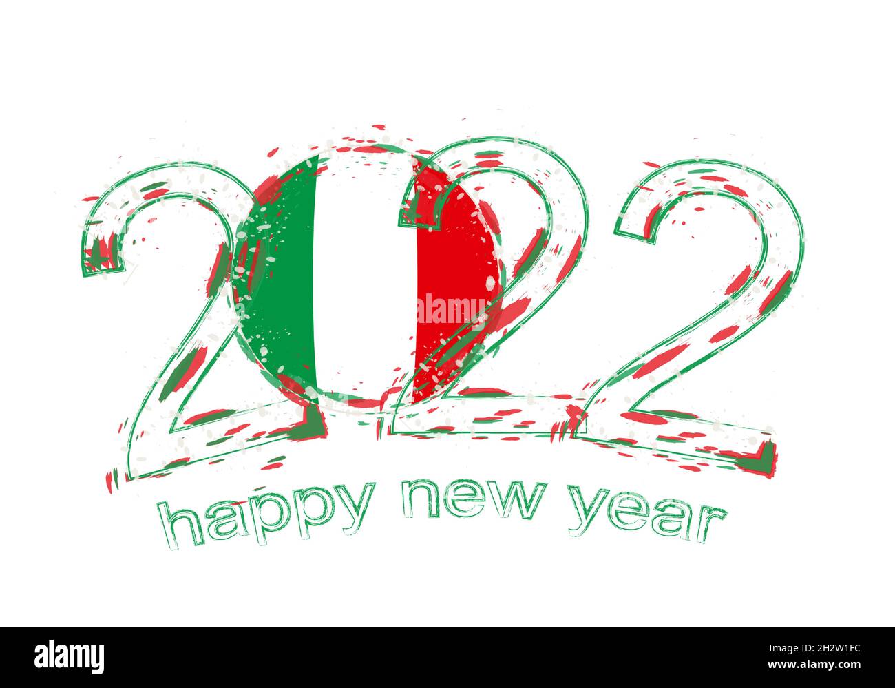 Bonne année 2022 italie Banque d'images détourées - Alamy