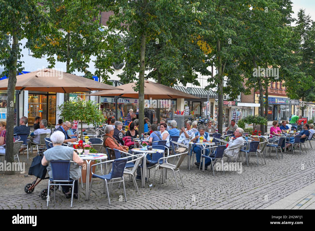 Salon EisMosena, Holzminden, Niedersachsen, Allemagne Banque D'Images