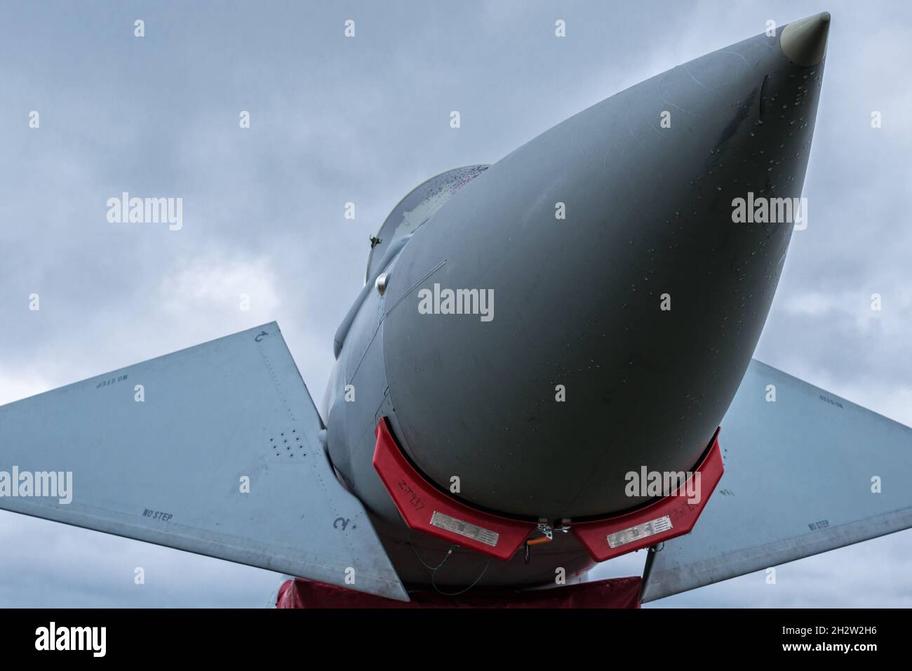 Radom, Pologne - 25 août 2018 : salon Radom Air Show - Eurofighter EF-2000 Typhoon (ZK348) Banque D'Images