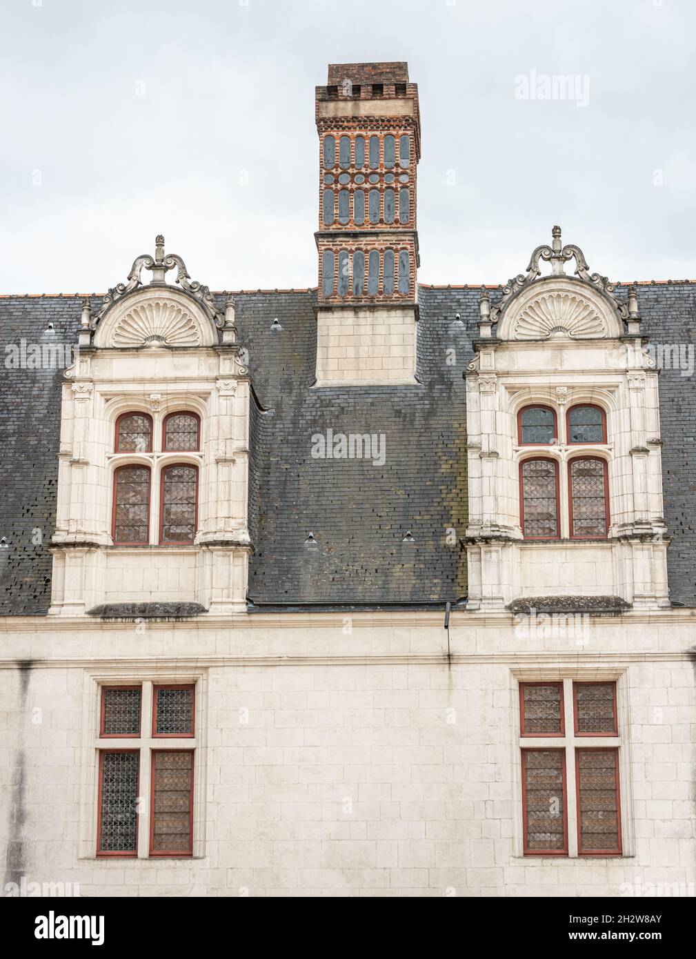 Nantes - le Château de Bretagne Ducs, Bretagne France Banque D'Images