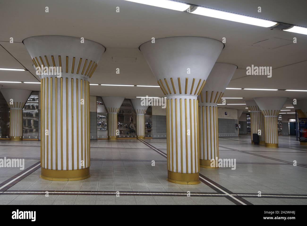 Métro Bockenheimer Warte Banque D'Images