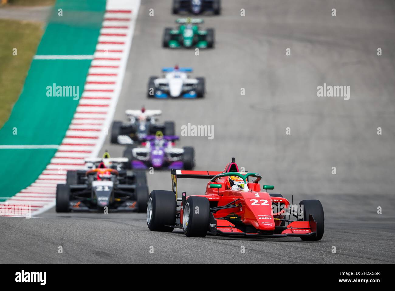 Austin, Texas, Etats-Unis, 24/10/2021, 22 Belen Garcia,Tatuus F3 T-318, action pendant le 6ème tour de la série W 2021 du 21 au 24 octobre 2021 sur le circuit des Amériques, à Austin, Texas, Etats-Unis d'Amérique - photo Antonin Vincent / DPPI Banque D'Images