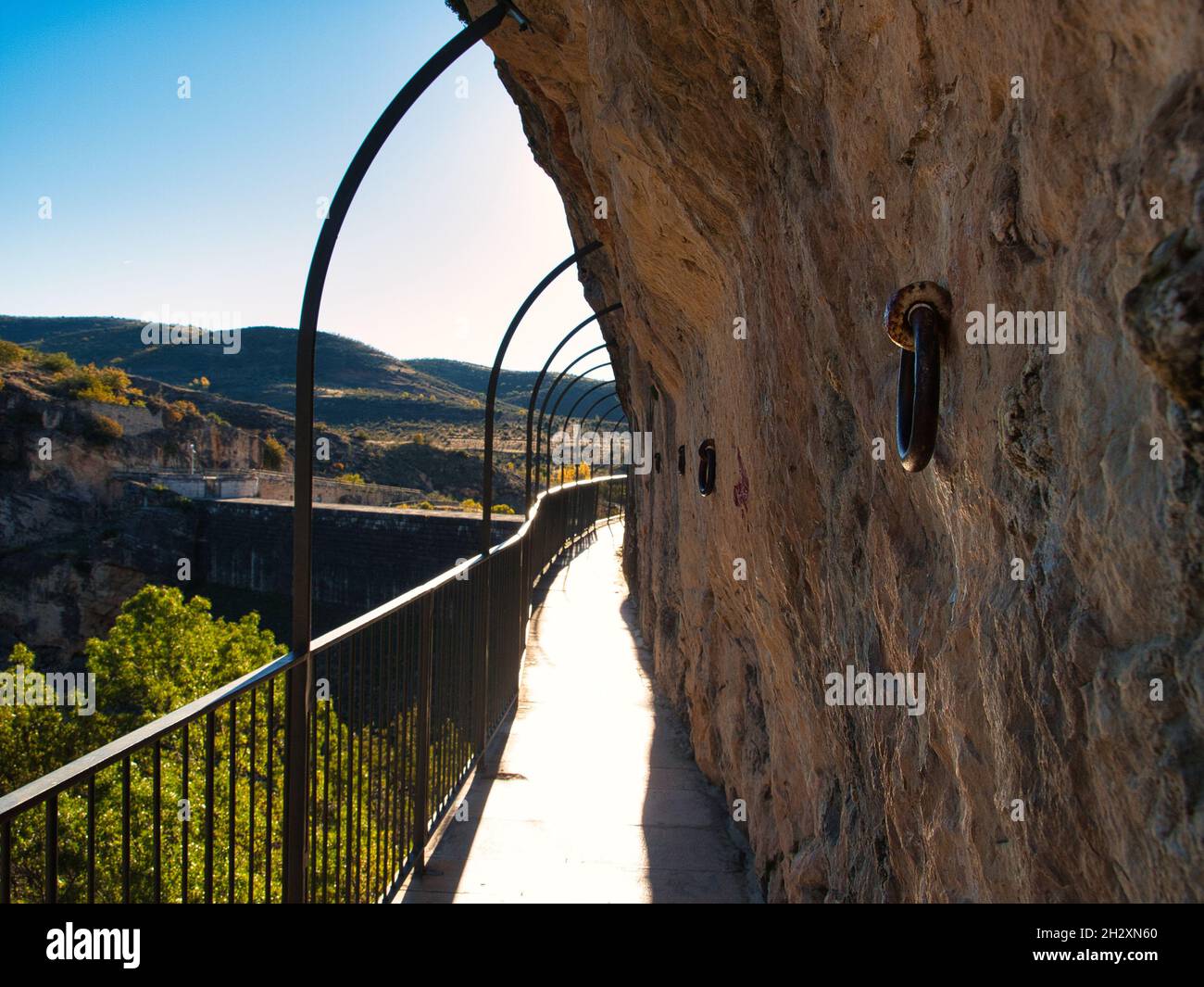 PATONES DE ARRIBA UN DES PLUS BEAUX VILLAGES D'ESPAGNE, EST À LA FRONTIÈRE DE LA PROVINCE ENTRE MADRID ET GUADALAJARA Banque D'Images