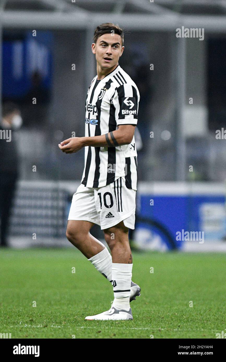 Milan, Italie - 24 octobre 2021: Paulo Dybala de Juventus pendant le match  de championnat de football italien de la série A FC Internazionale vs  Juventus au stade San Siro Photo Stock - Alamy