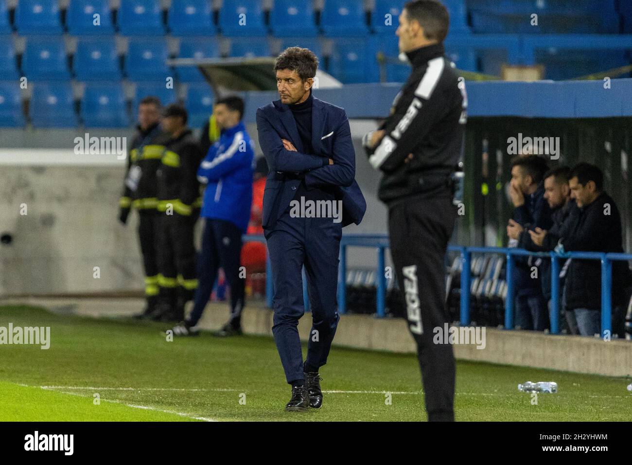 Ferrara, Italie.24 octobre 2021.GATTUSO GIACOMO ENTRAÎNEUR COMO pendant SPAL vs Como 1907, Ligue italienne de football BKT à Ferrara, Italie, octobre 24 2021 crédit: Agence de photo indépendante/Alamy Live News Banque D'Images