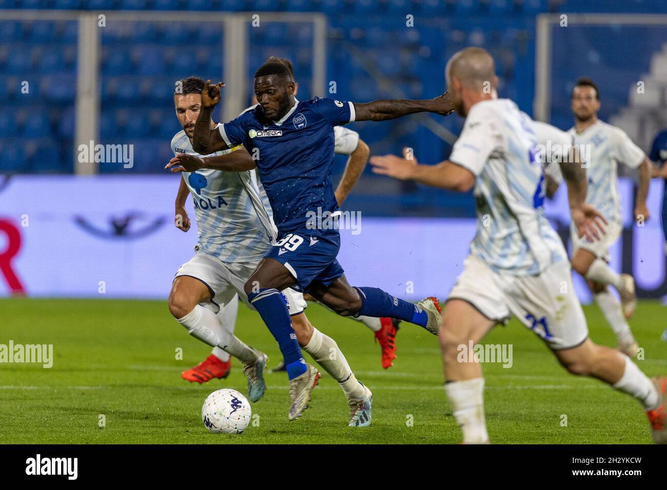 Ferrara, Italie.24 octobre 2021.EMMANUEL LATTE LATH (SPAL) pendant SPAL vs Como 1907, Ligue italienne de championnat de football BKT à Ferrara, Italie, octobre 24 2021 crédit: Independent photo Agency/Alay Live News Banque D'Images