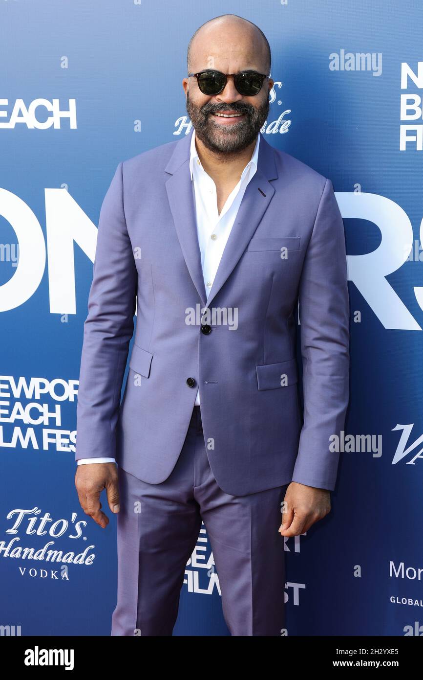 NEWPORT BEACH, ORANGE COUNTY, CALIFORNIE, États-Unis - 24 OCTOBRE : l'acteur Jeffrey Wright arrive au 22e Festival annuel du film de Newport Beach - Festival des honneurs et des 10 acteurs de Variety à regarder au Balboa Bay Club and Resort le 24 octobre 2021 à Newport Beach, Orange County, Californie, États-Unis.(Photo de Xavier Collin/image Press Agency) Banque D'Images