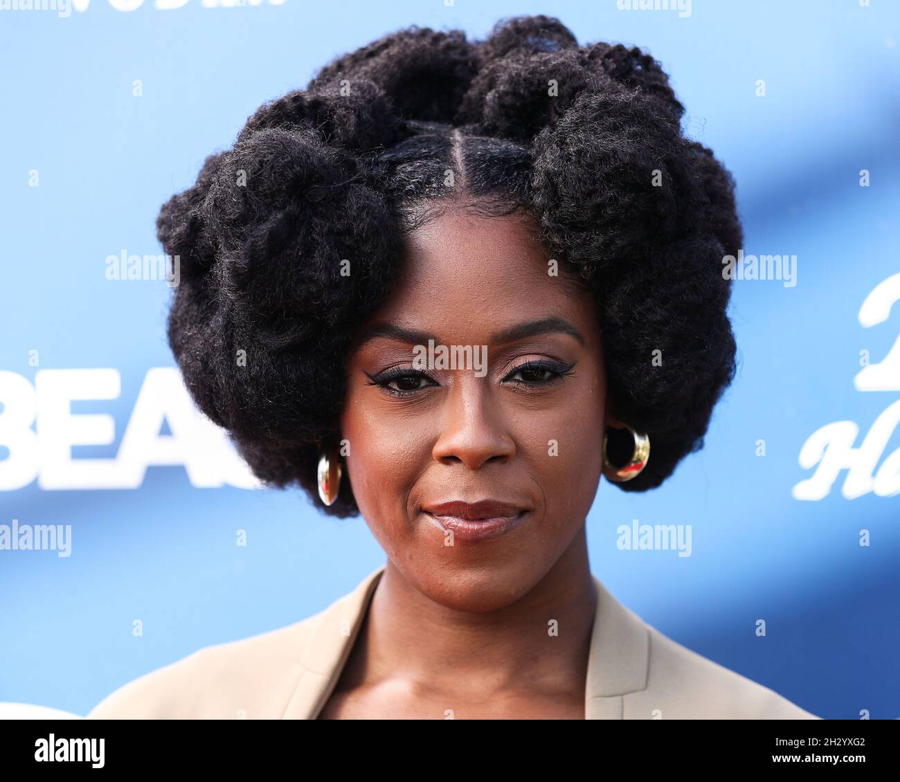 NEWPORT BEACH, ORANGE COUNTY, CALIFORNIE, États-Unis - 24 OCTOBRE : l'actrice Moses Ingram arrive au 22e Festival annuel du film de Newport Beach - Festival des honneurs et des 10 acteurs de Variety à regarder, qui s'est tenu au Balboa Bay Club and Resort le 24 octobre 2021 à Newport Beach, Orange County, Californie, États-Unis.(Photo de Xavier Collin/image Press Agency) Banque D'Images