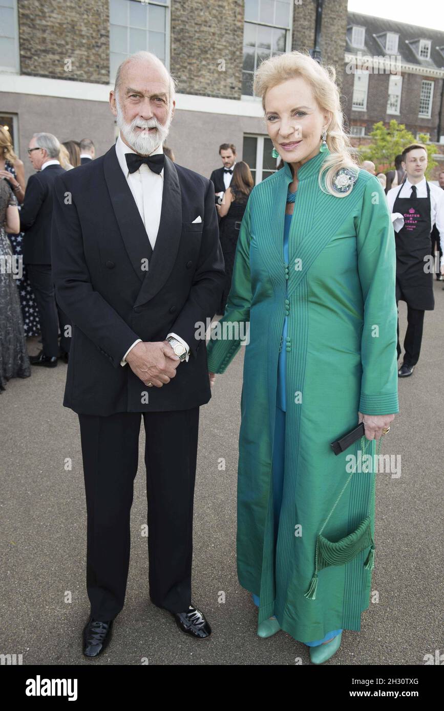 Le prince Michael de Kent et la princesse Michael de Kent assistent à la fête d'été des Palais royaux historiques au Palais de Kensington - Londres Banque D'Images