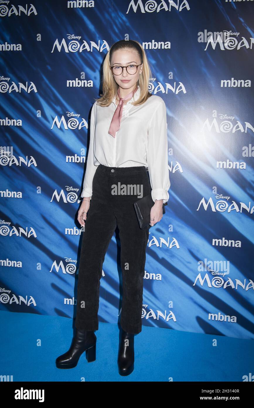 Sophie SimNet participe à la projection DU GALA MOANA à BAFTA, 195 Picadilly, Londres.Date de la photo: Dimanche 20 novembre 2016.Le crédit photo devrait se lire : Â© DavidJensen/EMPICS Entertainment Banque D'Images