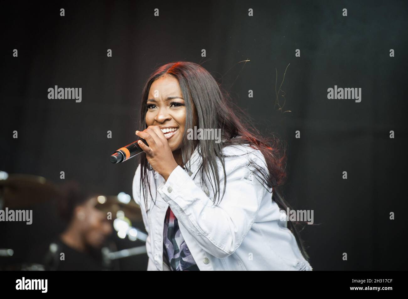 Ray BLK joue en direct sur scène au festival Bestival 2017 au château de Lulworth - Wareham.Date de la photo: Vendredi 8 septembre 2017.Le crédit photo devrait se lire: David Jensen/EMPICS Entertainment Banque D'Images