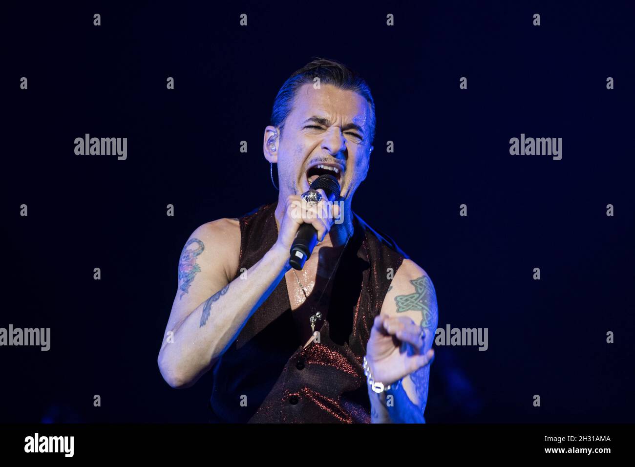 Dave Gahan, de Depeche mode, se produit en direct au festival de l'île de Wight à Seaclose Park, Newport.Date de la photo: Samedi 23 juin 2018.Le crédit photo devrait se lire: David Jensen/EMPICS Entertainment Banque D'Images