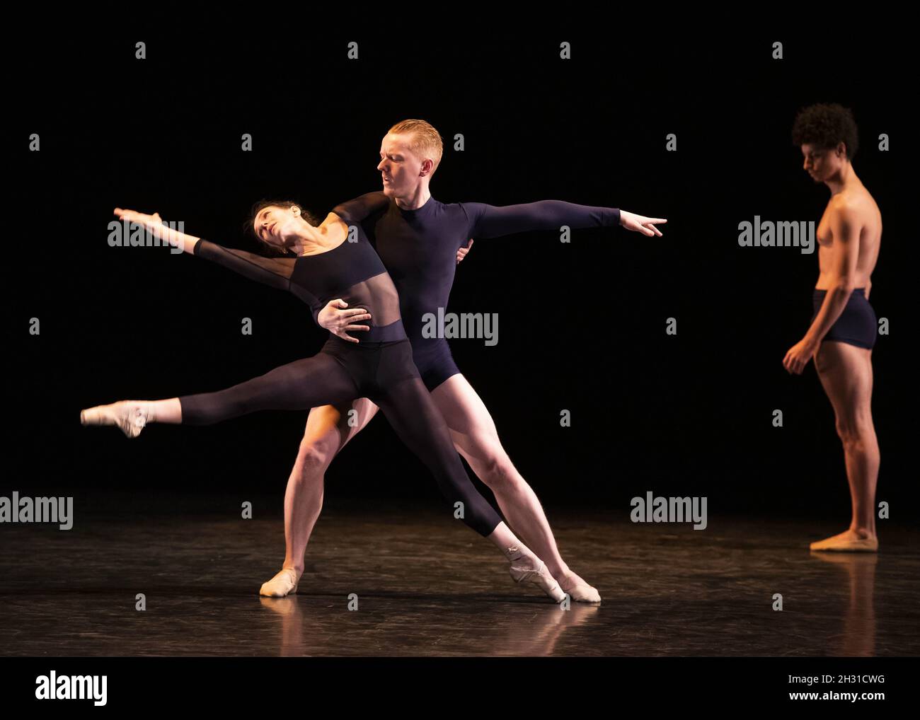 Alina Cojocaru et Johan Kobborg répètent Alina à Sadler's Wells - Londres.Date de la photo: Mercredi 19 février 2020.Le crédit photo devrait se lire: David Jensen/EMPICS Entertainment Banque D'Images