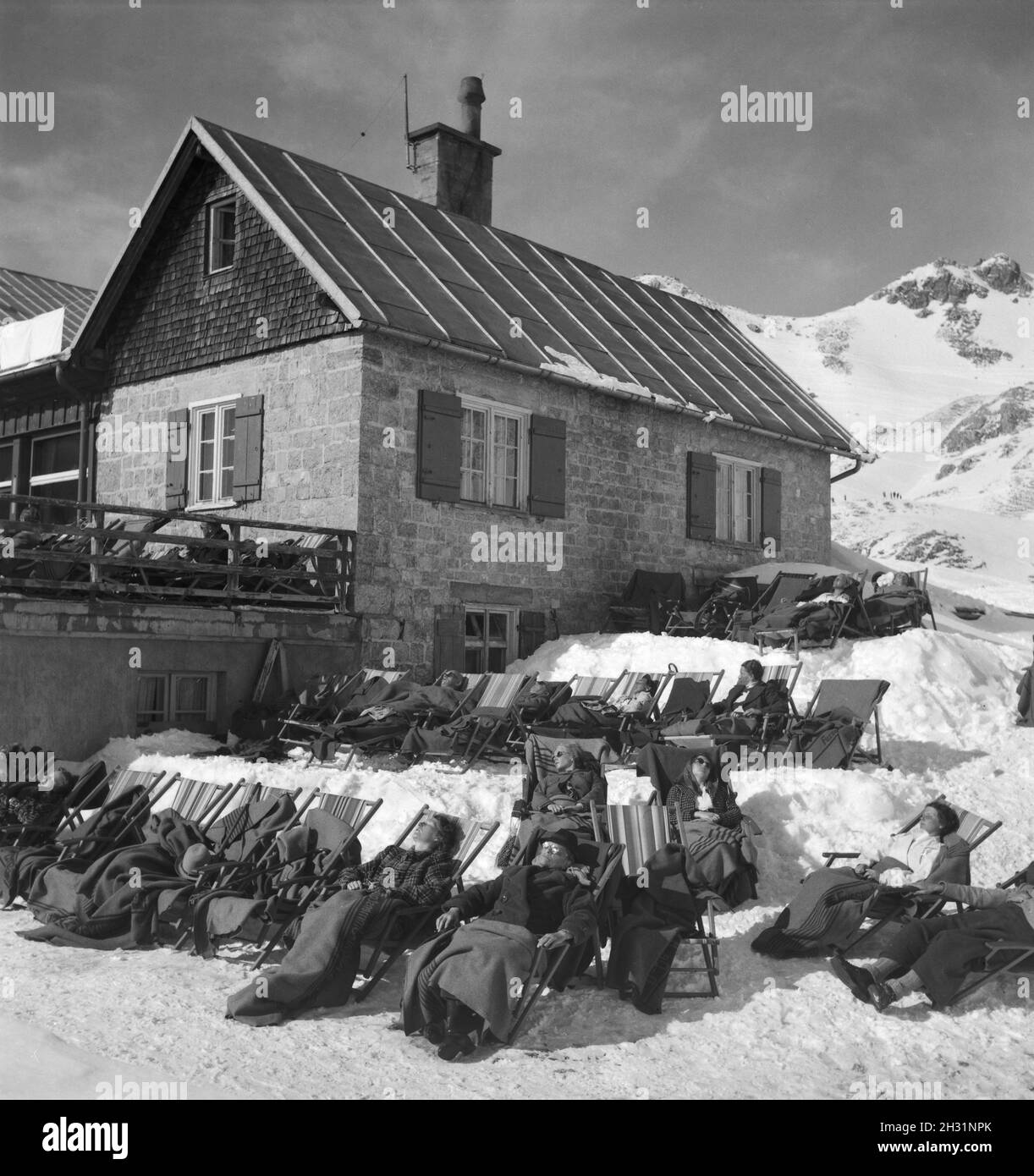 Ein Ausflug nach Allgäu-Immenstadt, Deutsches Reich 1930er Jahre. Un voyage à Allgäu-Immenstadt, Allemagne 1930. Banque D'Images