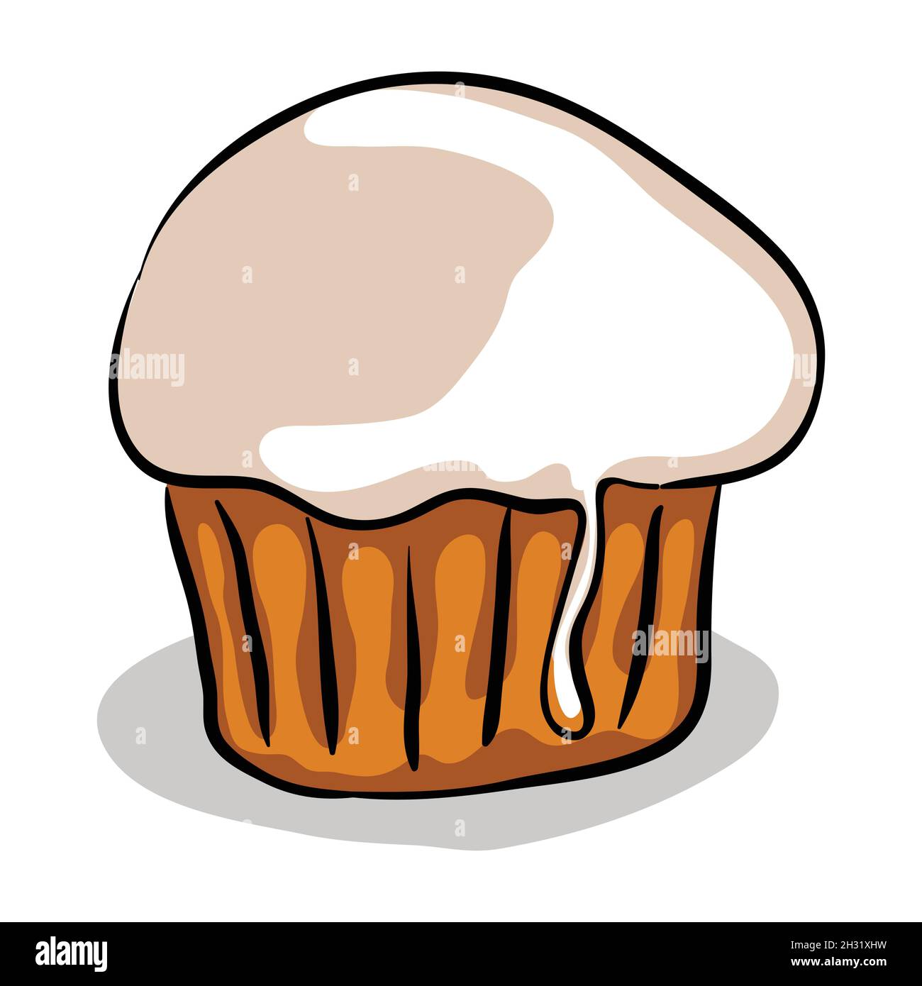 Clip art vectoriel de muffin Illustration de Vecteur