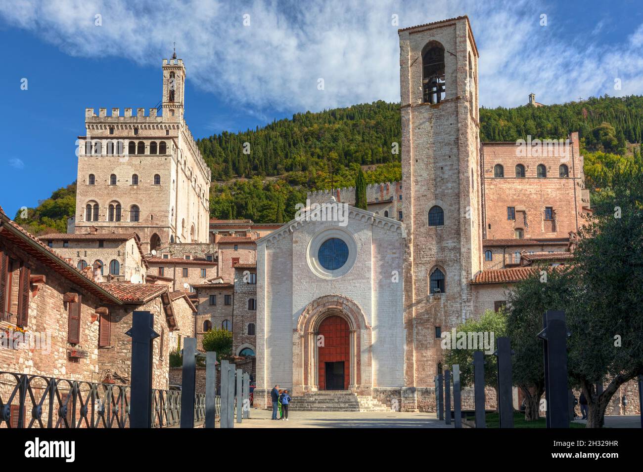 Gubbio, Pérouse, Ombrie, Italie Banque D'Images