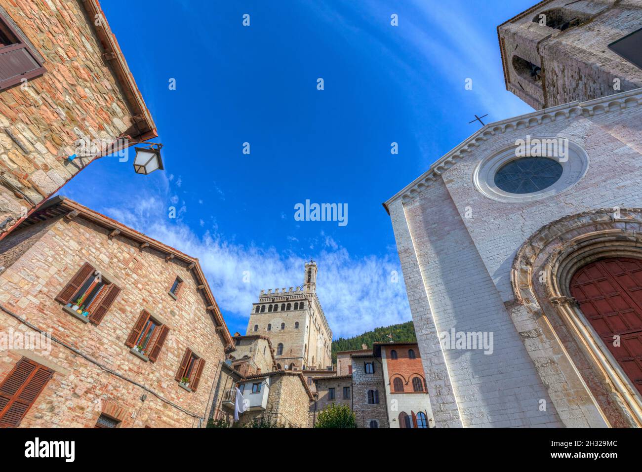 Gubbio, Pérouse, Ombrie, Italie Banque D'Images