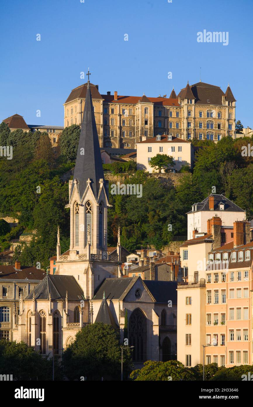 France, Lyon, église Saint-Georges, horizon, Banque D'Images