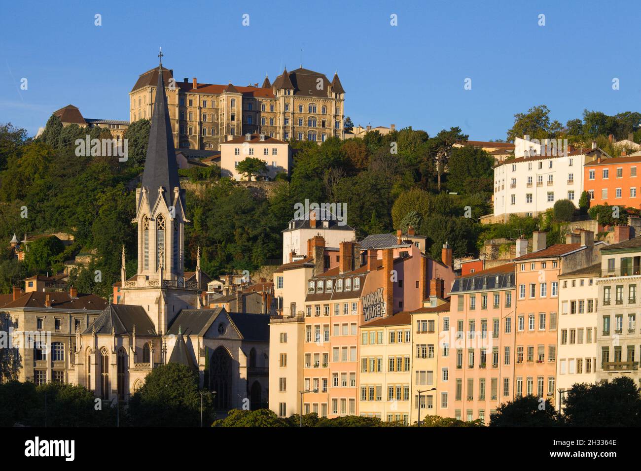 France, Lyon, église Saint-Georges, horizon, Banque D'Images