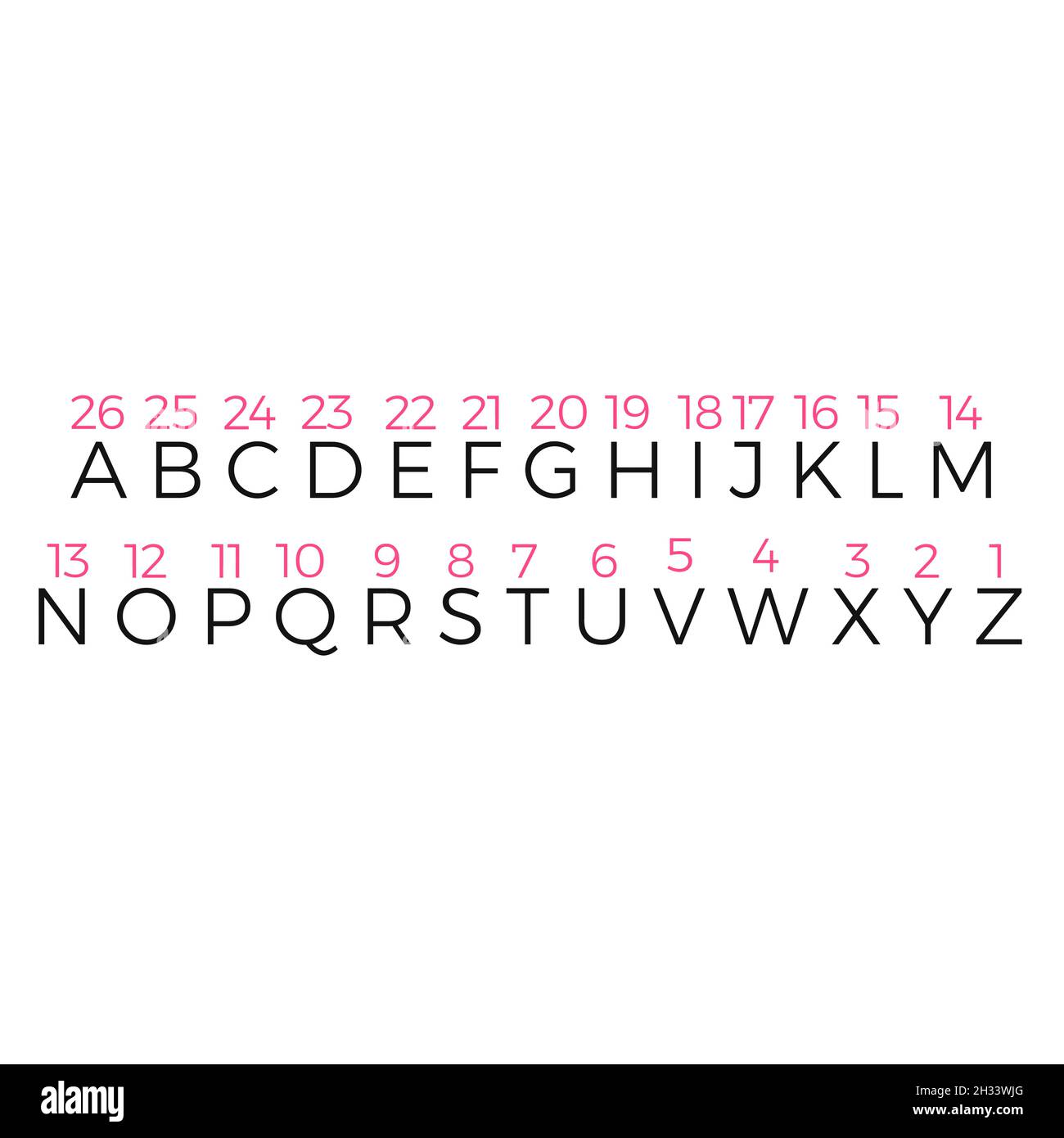 A à Z toutes les lettres dessin vectoriel. Illustration de Vecteur