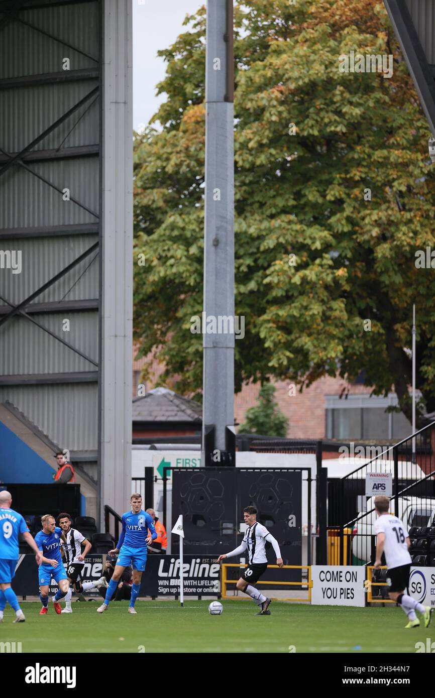 Notts County contre Stockport County 23/10/21. Banque D'Images