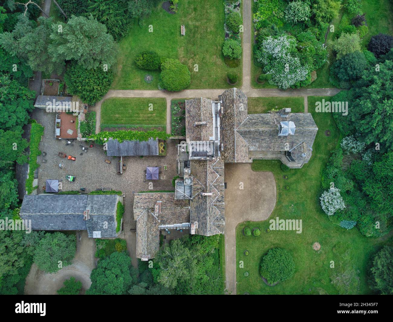 Rufford Old Hall Banque D'Images