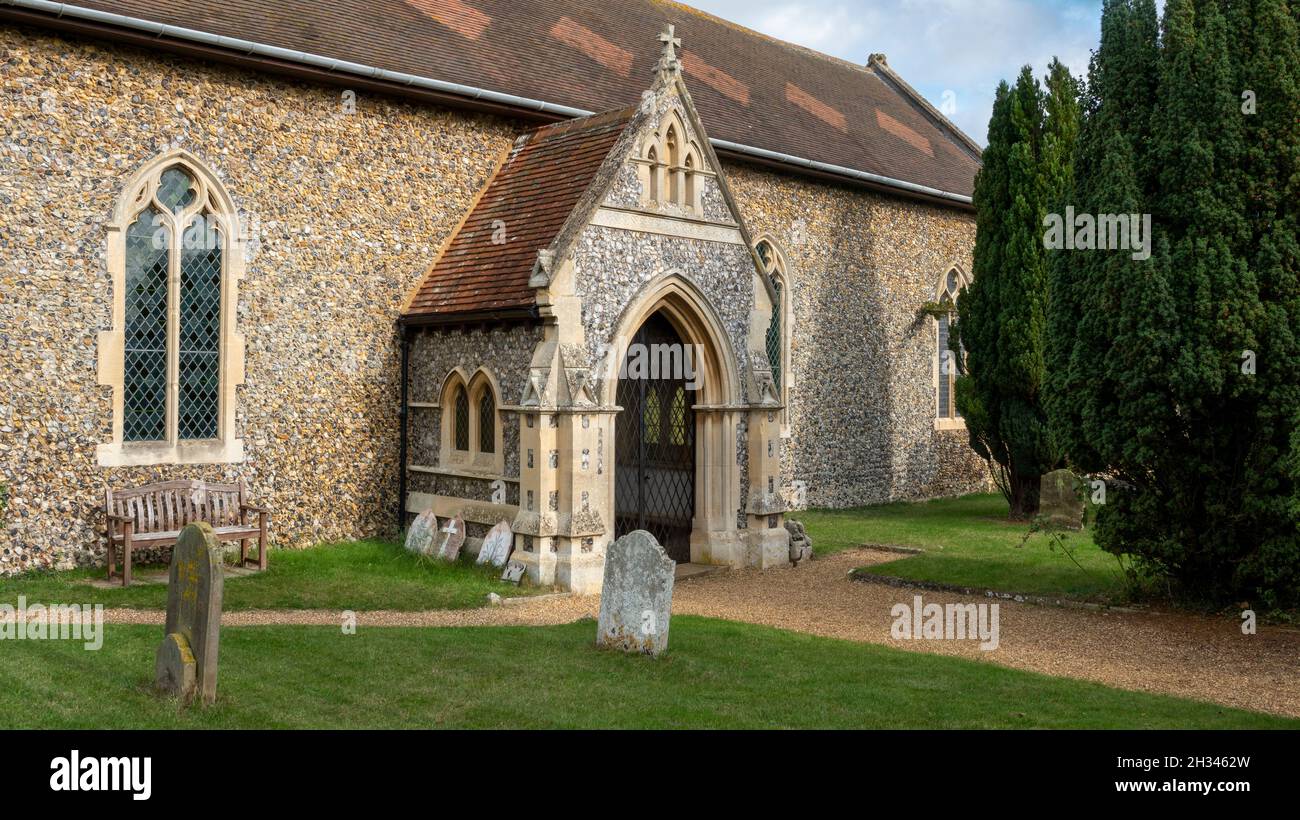 All Saints Church , Sutton, Suffolk, East Anglia, Angleterre Banque D'Images
