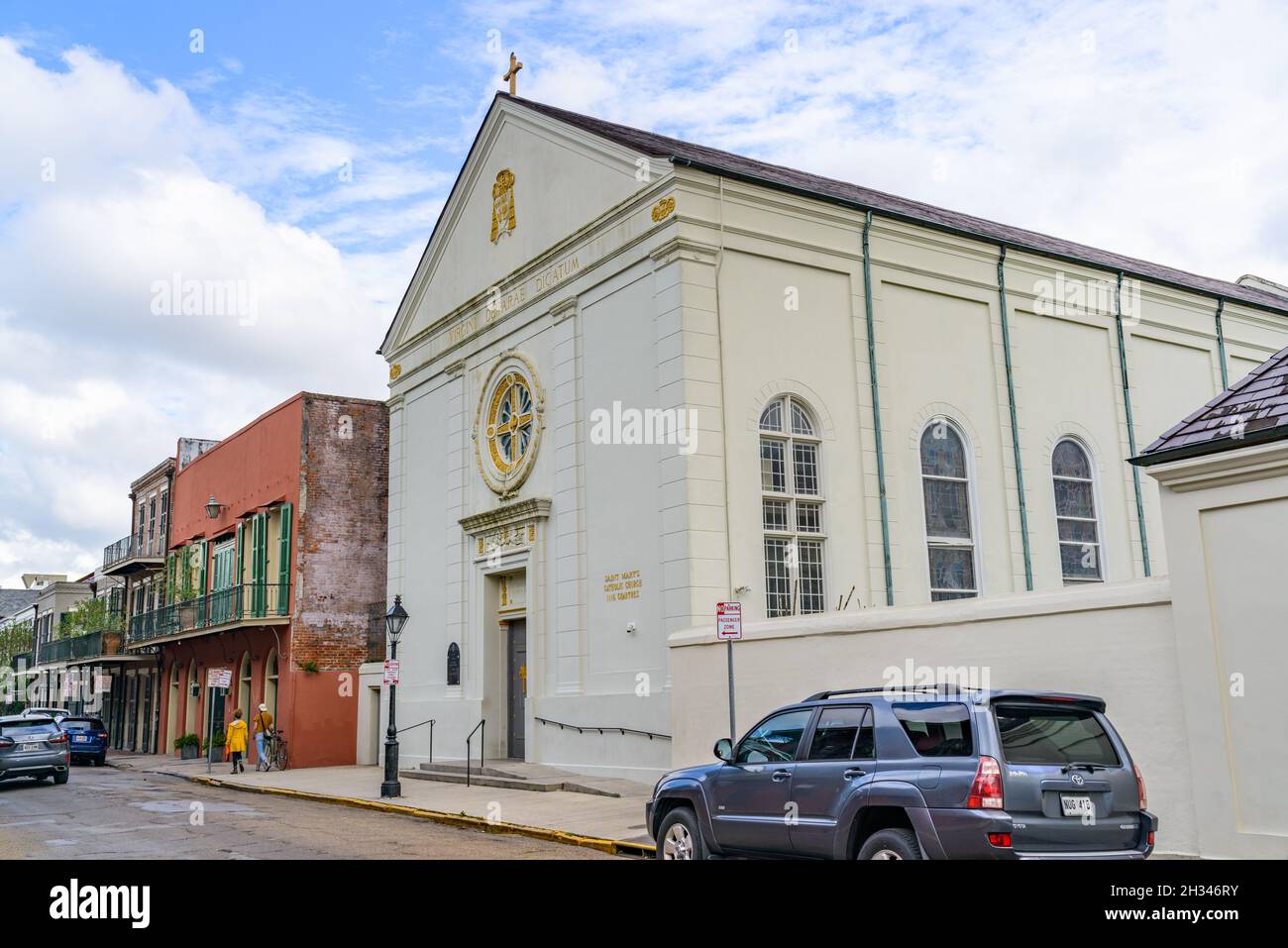 LA NOUVELLE-ORLÉANS, LA, États-Unis - 24 OCTOBRE 2021 : église catholique historique de Sainte-Marie dans le quartier français Banque D'Images