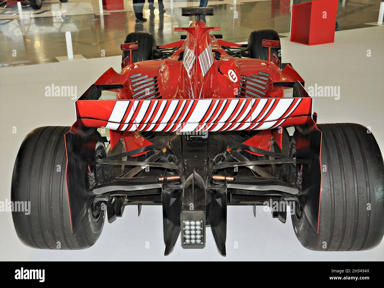 Exposition de Ferrari Formule 1 au musée des sciences de Valence, Communauté Valencienne, Espagne Banque D'Images