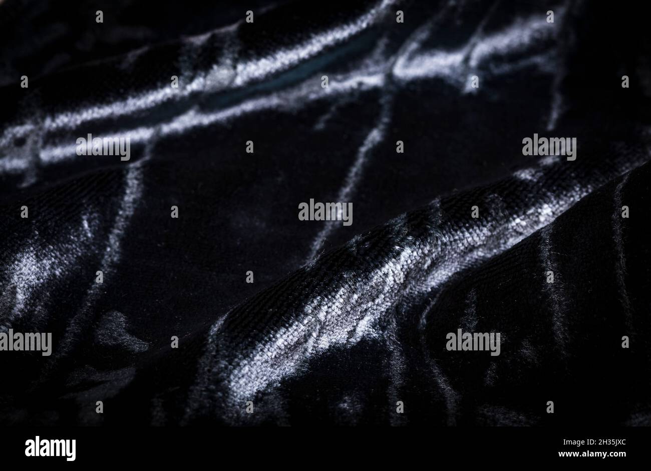 Texture d'arrière-plan en velours noir abstrait Banque D'Images