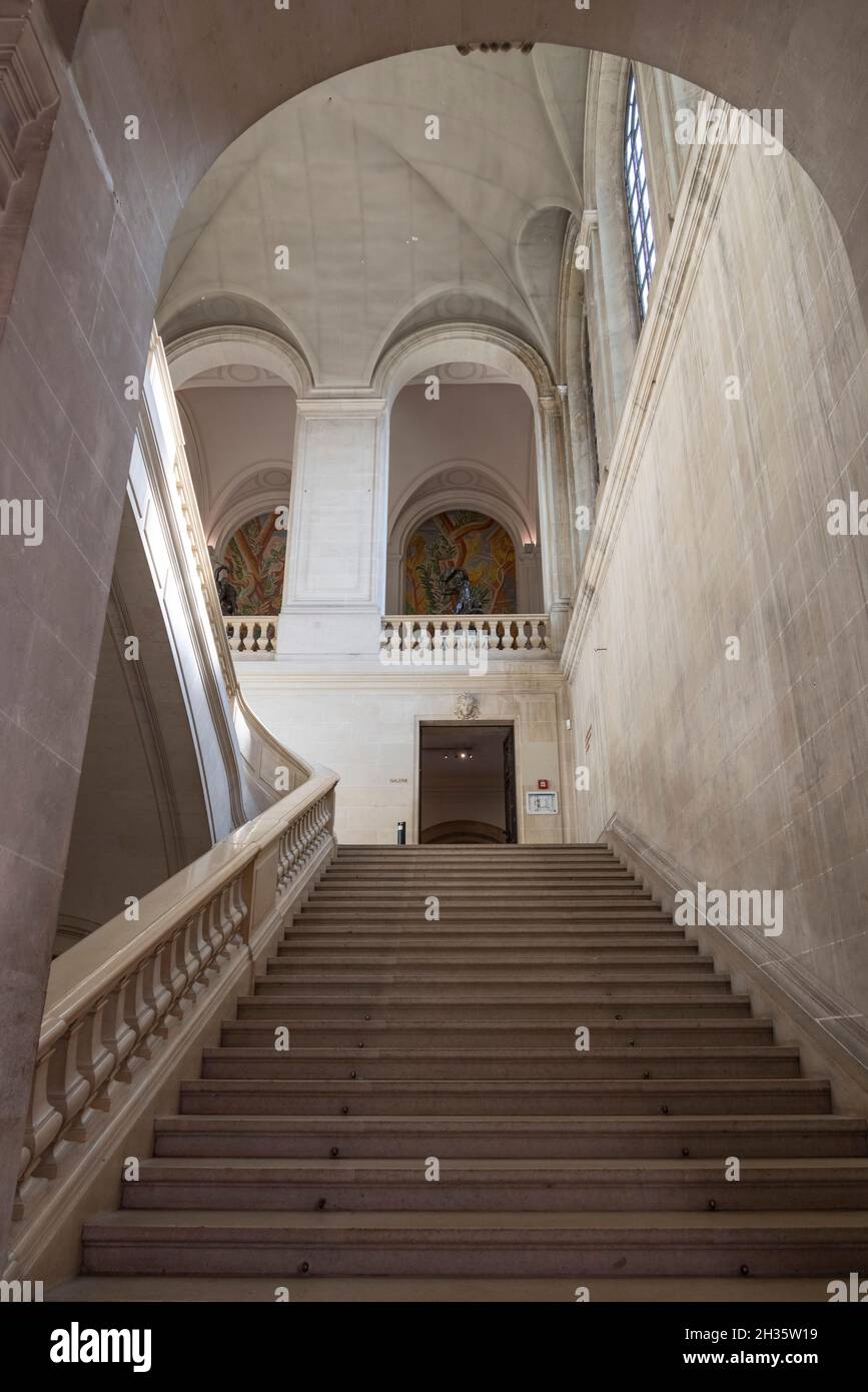 Escalier principal, Musée d’Art et d’Histoire (Musée d’Art et d’Histoire), Genève, Suisse Banque D'Images