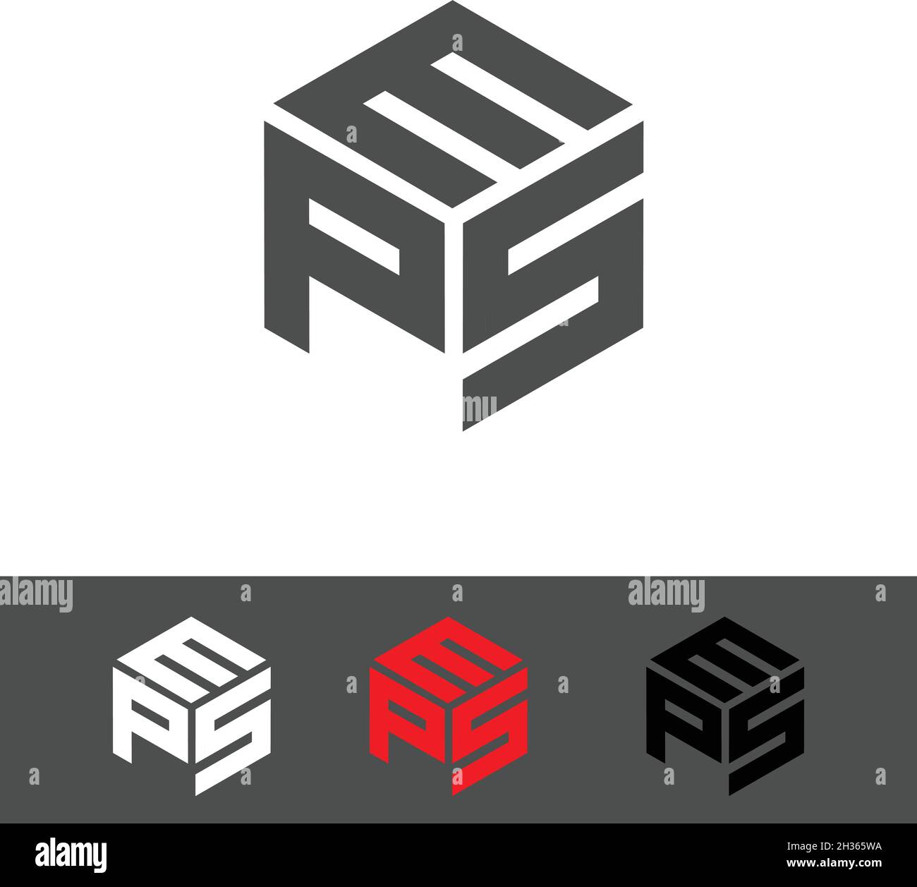 icône de logo de mur de carreaux pour tapis, plancher, industrie de céramique. symbole abstrait carré hexagonal. dessin de modèle de conception de signe minimal illustration vectorielle. Illustration de Vecteur