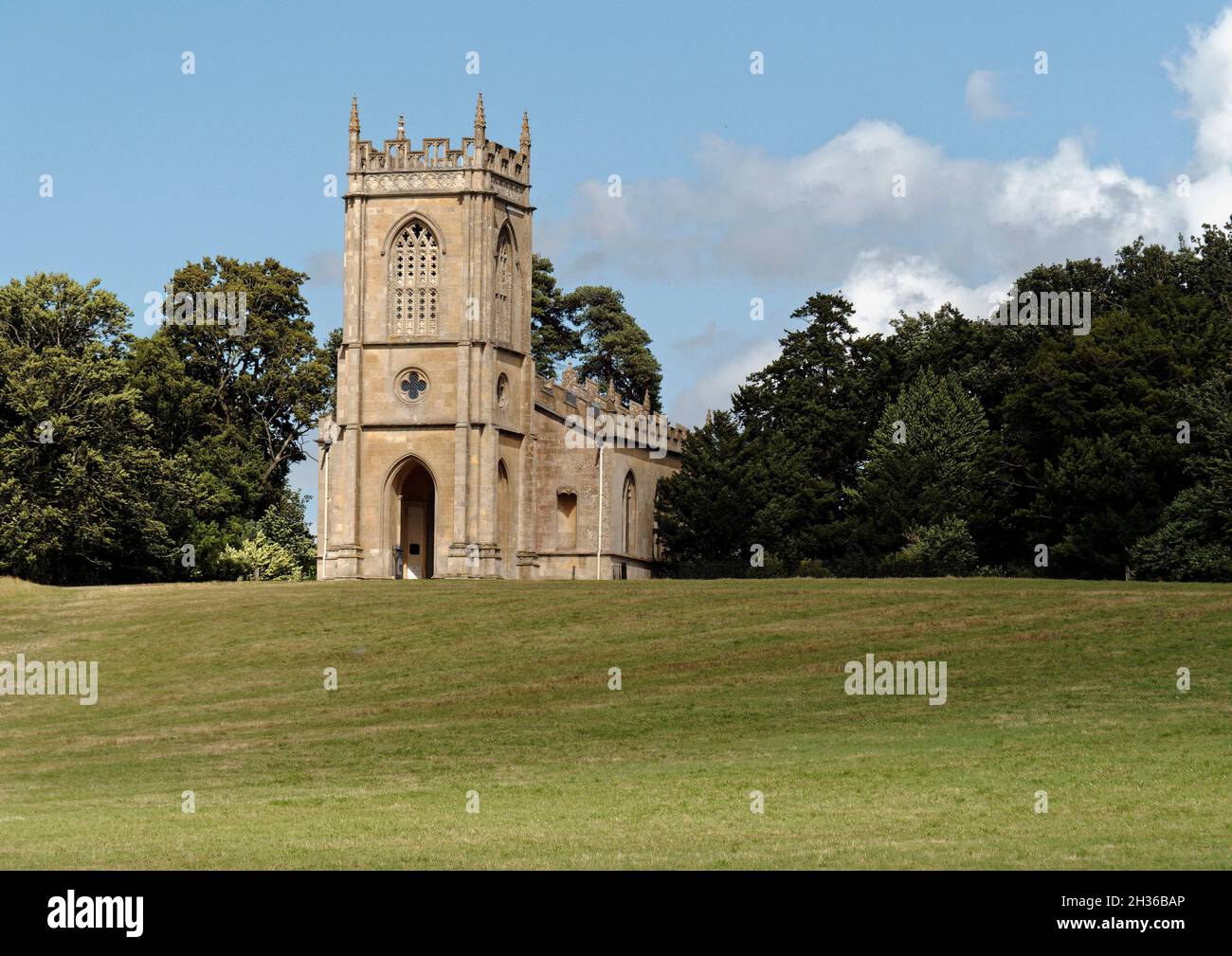 L'église Saint Mary Magdalene, ancienne église anglicane de Croome d'Abitot, Worcestershire, Angleterre.Classe 1. Banque D'Images
