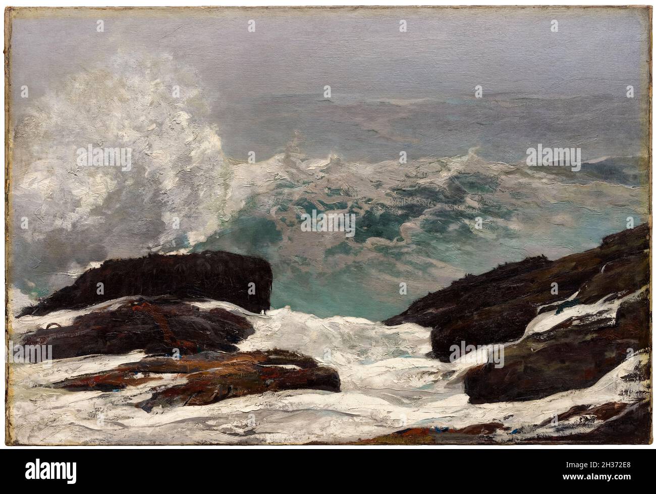 Winslow Homer, Maine Coast, peinture, 1896 Banque D'Images