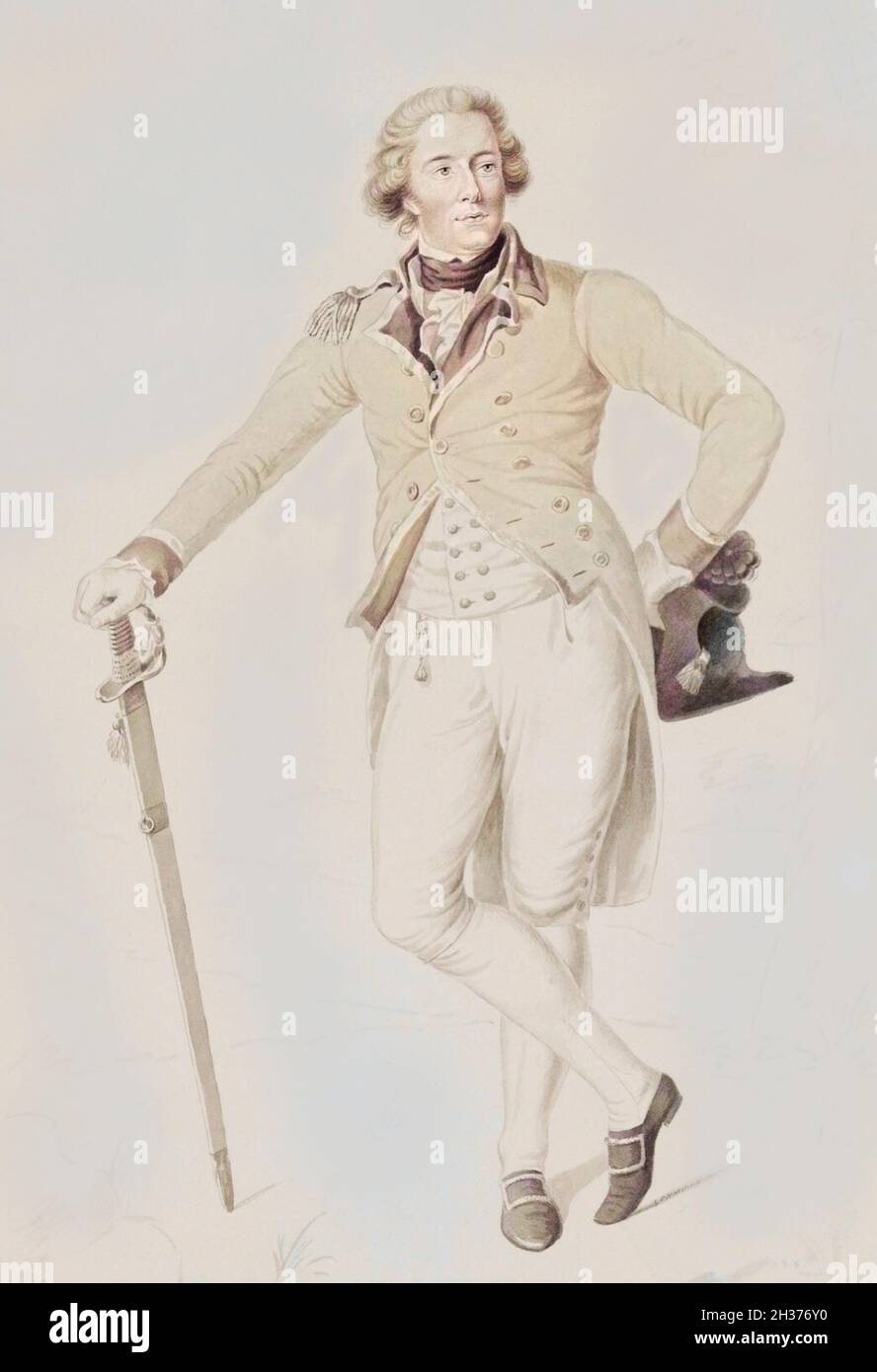 Thomas Bruce, 7e comte d'Elgin et 11e comte de Kincardine, 1766 - 1841.On se souvient du noble et diplomate écossais d'avoir procuré les marbres du Parthénon, qui sont parfois appelées marbres d'Elgin et qui sont maintenant au British Museum.Le gouvernement grec fait campagne pour le retour des billes.Après un travail du XVIIIe siècle. Banque D'Images