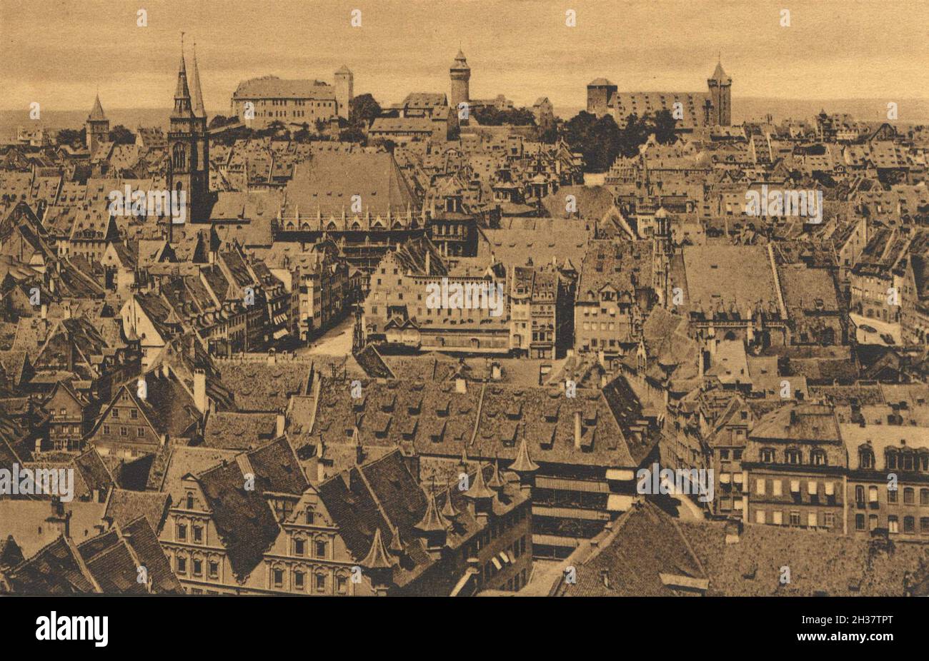 Nürnberg, Mittelfranken, Bayern, Deutschland, Ansicht von ca 1910, digitale Reproduktion einer gemeinfreien Postkarte Banque D'Images