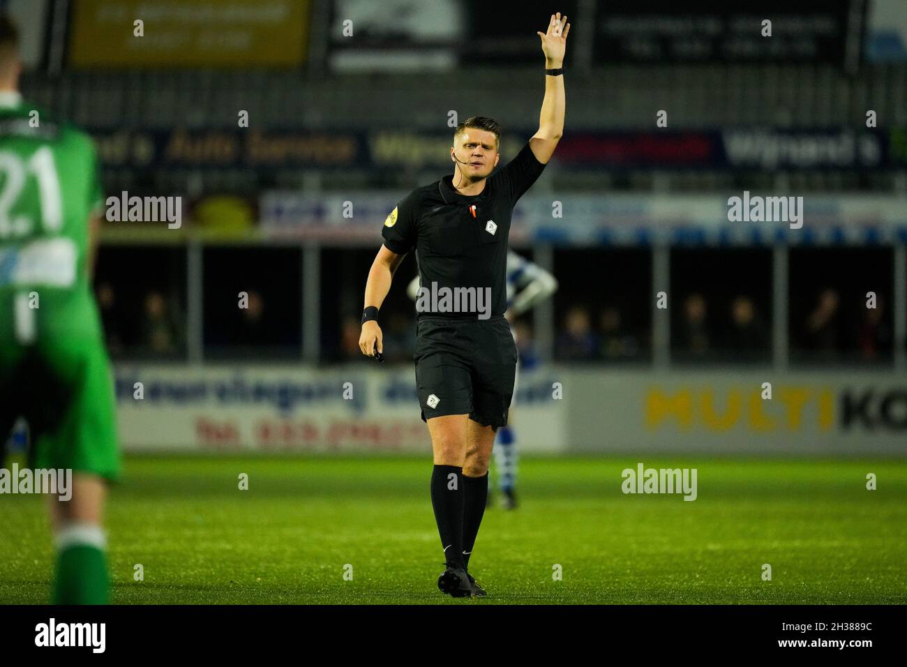 BUNSCHOTEN-SPAKENBURG, PAYS-BAS - OCTOBRE 26: J. Rozendal pendant la coupe néerlandaise KNVB Beter match entre SV Spakenburg et FC Dordrecht au Sportpark de Westmaat le 26 octobre 2021 à Bunschoten-Spakenburg, pays-Bas (photo de Yannick Verhoeven/Orange Pictures) Banque D'Images