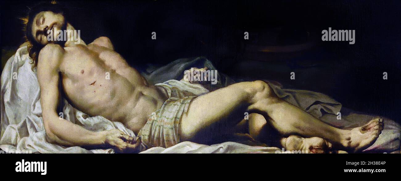 Cristo deposito - dépôt du Christ par Luca Saltarello 1608-1640 Gênes, Italie ,Italien, ( dépôt , dépôt du Christ, est la scène,Tel que décrit dans l'art, dans les comptes des Evangiles, de Joseph d'Arimathea et Nicodème, prenant le Christ, de la croix après sa crucifixion, ) Banque D'Images Cristo deposito - dépôt du Christ par Luca Saltarello 1608-1640 Gênes, Italie ,Italien, ( dépôt , dépôt du Christ, est la scène,Tel que décrit dans l'art, dans les comptes des Evangiles, de Joseph d'Arimathea et Nicodème, prenant le Christ, de la croix après sa crucifixion, ) Banque D'Images