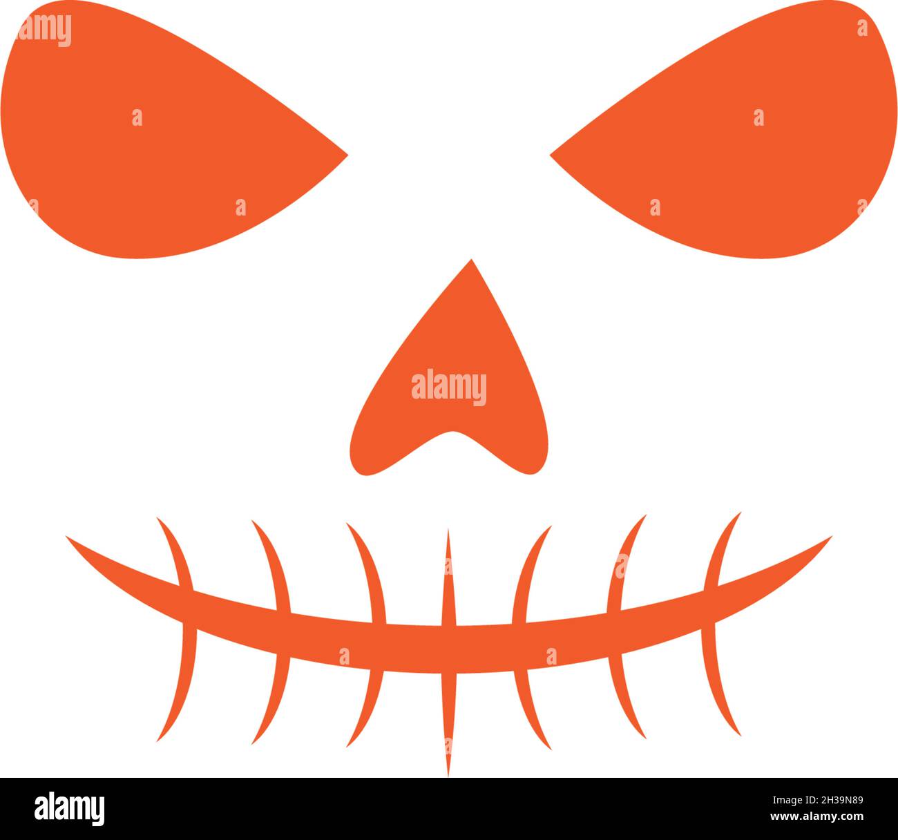 Personnage du visage du diable joyeux jour d'halloween Illustration de Vecteur