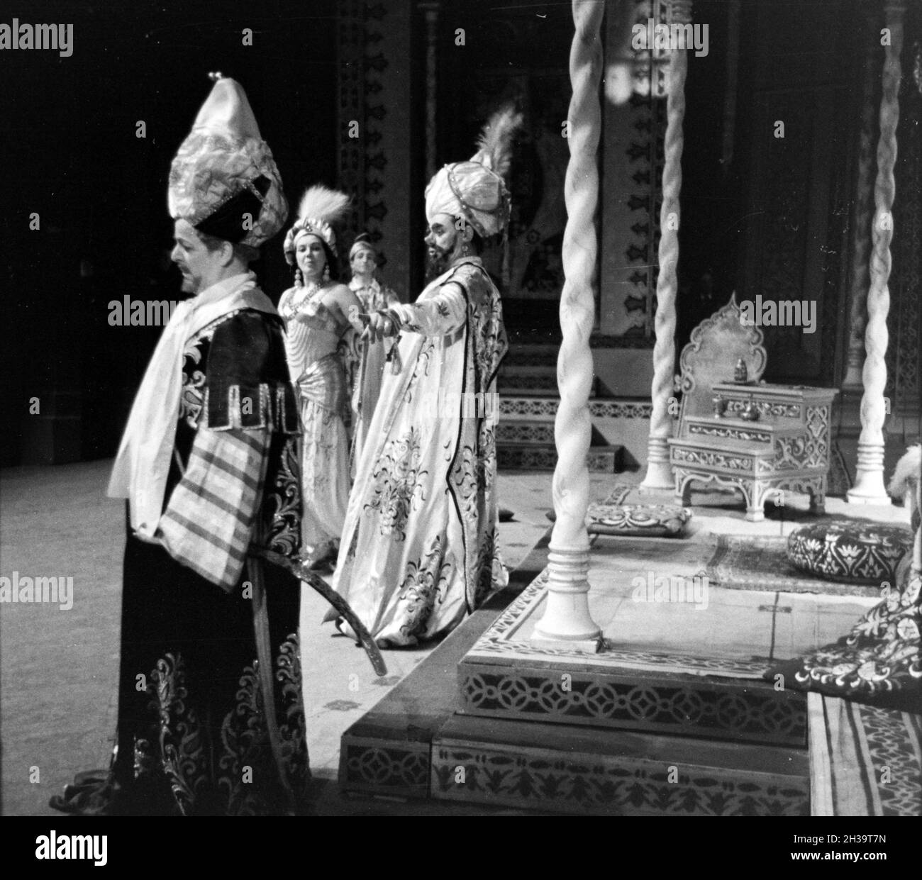 Aufführung im Opernhaus de Rom ; Italien 1940er Jahre. Performance dans l'opera de Rome, Italie 1940. Banque D'Images