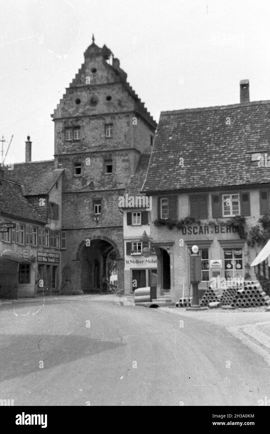 In der Innenstadt von Nürnberg, Allemagne Allemagne Années 1930 er Jahre. Centre-ville de Nuremberg, Allemagne 1930. Banque D'Images