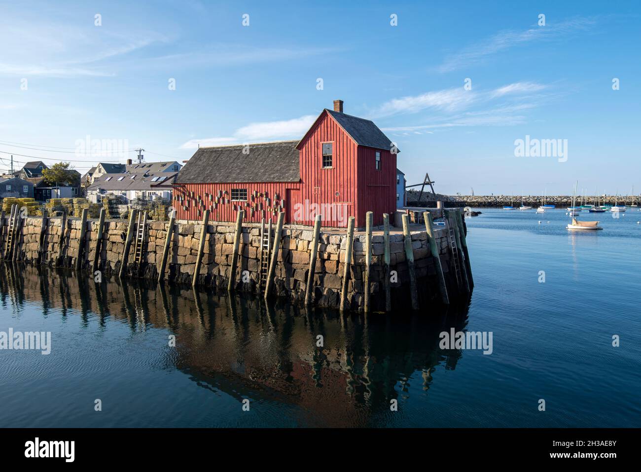 Motif n° 1 - Rockport Massachusetts. Banque D'Images