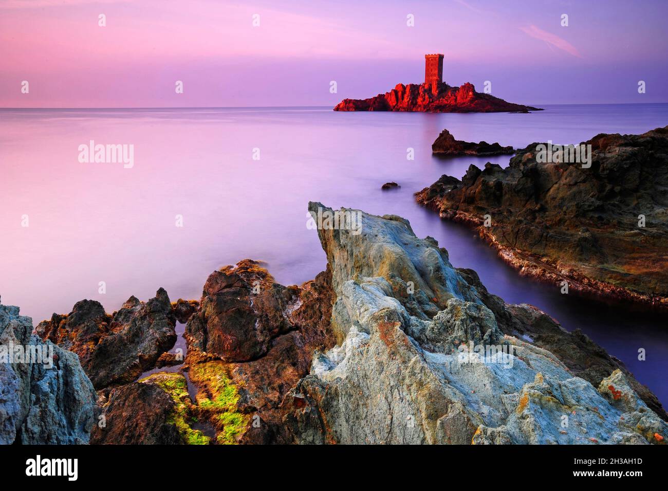 FRANCE.VAR (83) ILE D'OR (ÎLE D'OR) Banque D'Images