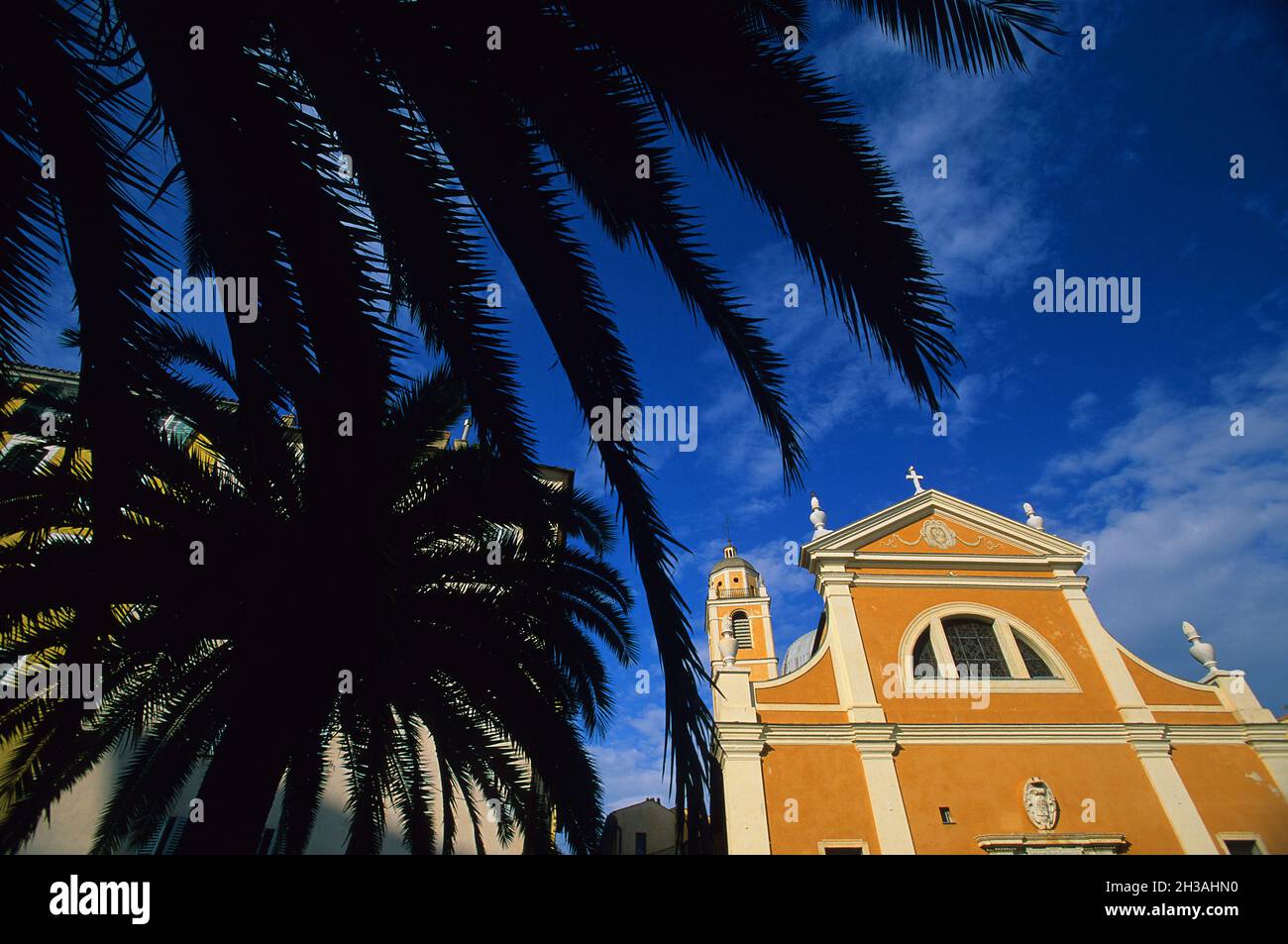 FRANCE. CORSE DU SUD (2A) AJACCIO. LA CATHÉDRALE Banque D'Images