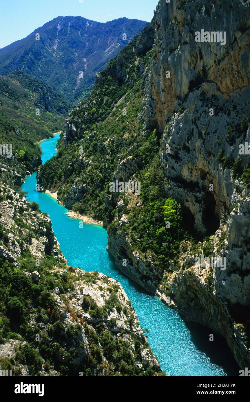 FRANCE.VAR (83) GORGE DU VERDON Banque D'Images