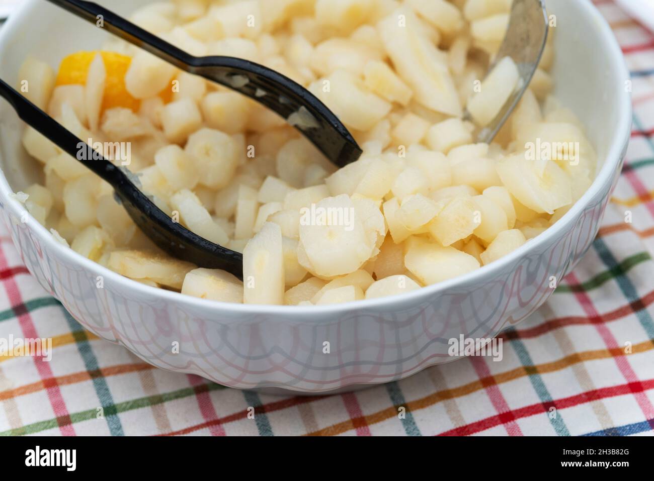 L'Italie, Lombardie, Soncino, Sagra delle Radici, racines de chicorée fête Banque D'Images