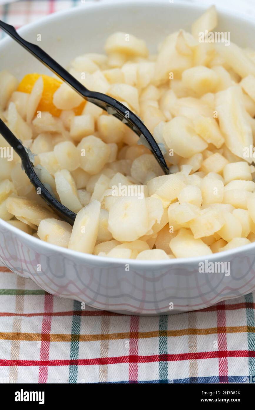 L'Italie, Lombardie, Soncino, Sagra delle Radici, racines de chicorée fête Banque D'Images