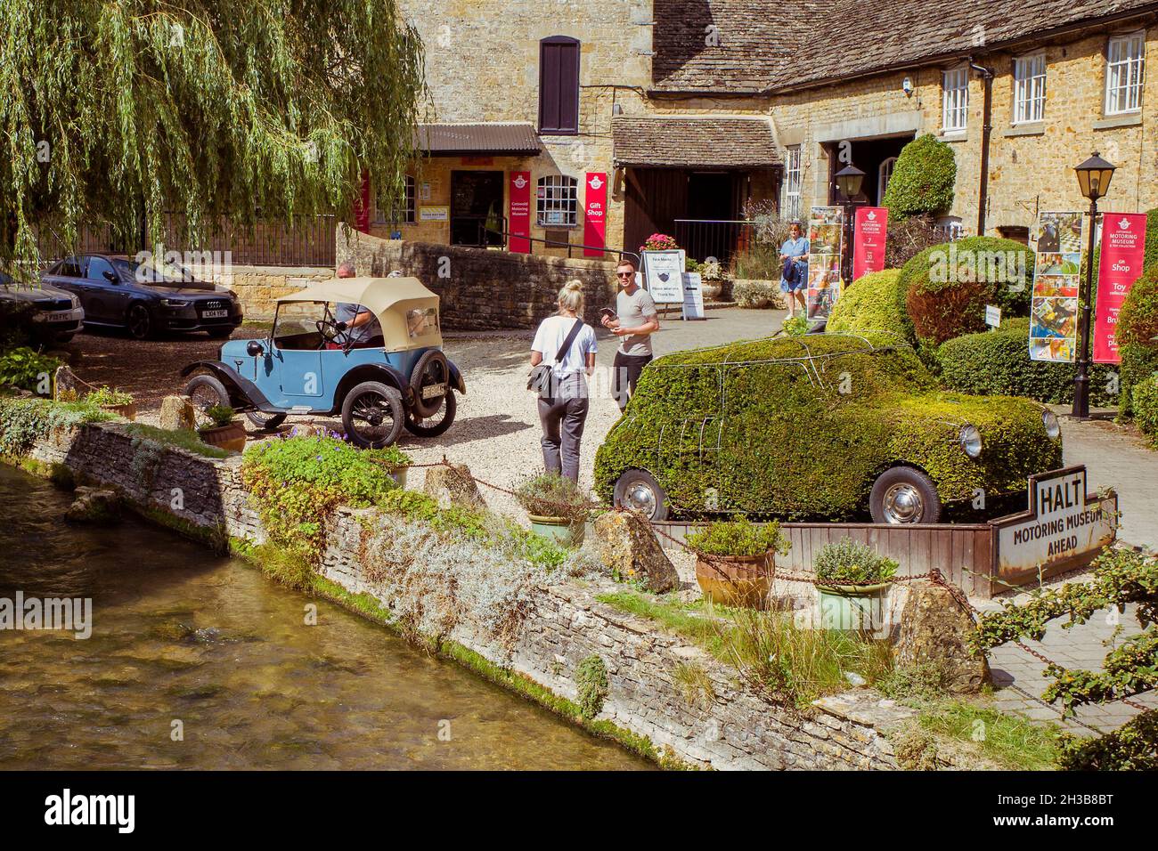 Le Cotswold Motor Museum, Bourton on the Water, Royaume-Uni. Banque D'Images