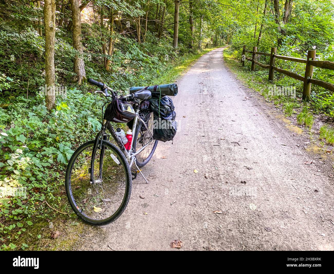 Grande piste cyclable Allegheny passage ( GAP ) Banque D'Images